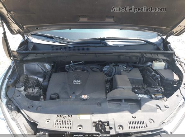 5TDKZRFH2JS549195 2018 TOYOTA HIGHLANDER Gray უკანა ხედი