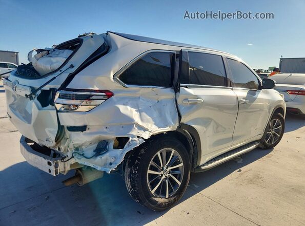 5TDKZRFH4JS546668 2018 TOYOTA HIGHLANDER White უკანა მარჯვენა
