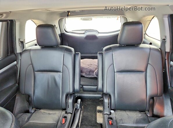 5TDKZRFH4KS325931 2019 TOYOTA HIGHLANDER Burgundy Vista de los asientos traseros