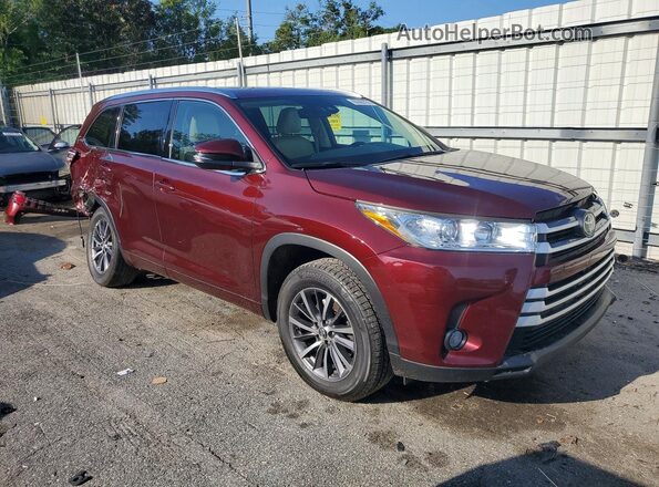 5TDKZRFH5HS190810 2017 TOYOTA HIGHLANDER Maroon წინა მარჯვენა