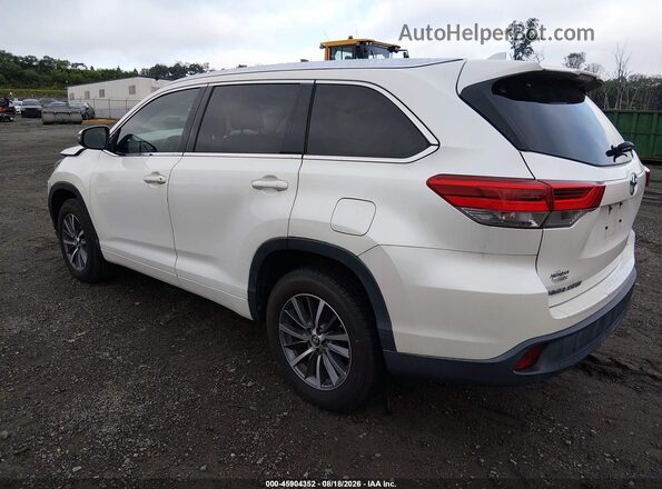 5TDKZRFH5JS267245 2018 TOYOTA HIGHLANDER White Rear left