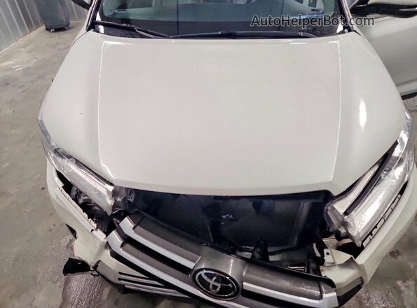 5TDKZRFH5KS314100 2019 TOYOTA HIGHLANDER White Շարժիչի բաժամունքի տեսք