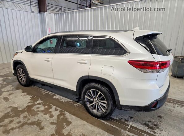 5TDKZRFH5KS314100 2019 TOYOTA HIGHLANDER White Հետևի ձախ
