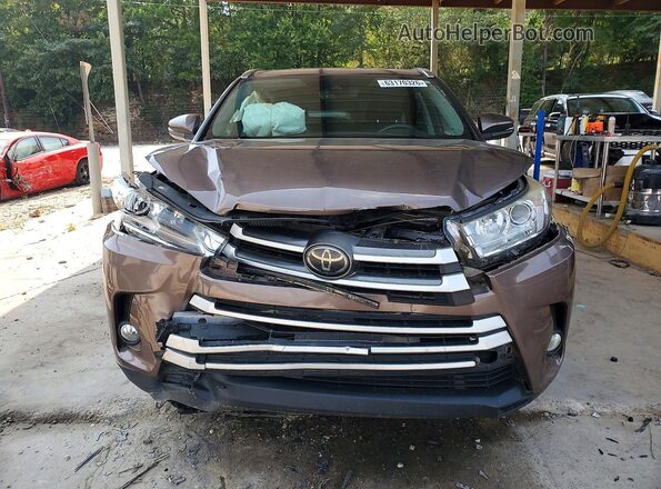 5TDKZRFH6HS223880 2017 TOYOTA HIGHLANDER Brown Widok z przodu