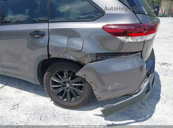 5TDKZRFH6KS326174 2019 TOYOTA HIGHLANDER Серый Вид спереди