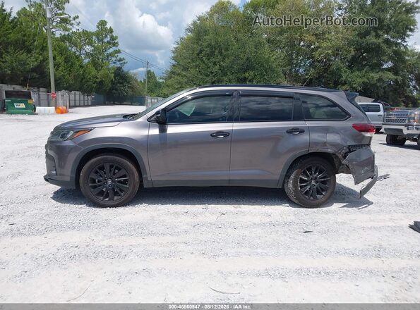 5TDKZRFH6KS326174 2019 TOYOTA HIGHLANDER Серый 