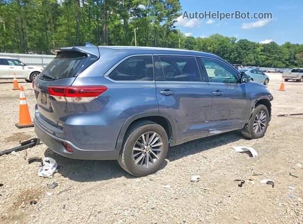 5TDKZRFH8JS267630 2018 TOYOTA HIGHLANDER Серебряный Задняя правая четверть