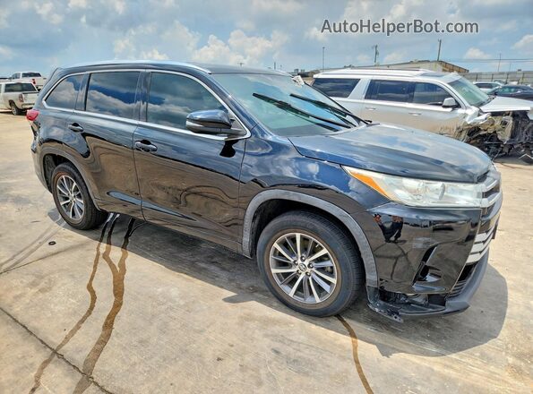 5TDKZRFH8JS531980 2018 TOYOTA HIGHLANDER Black Передня права чверть