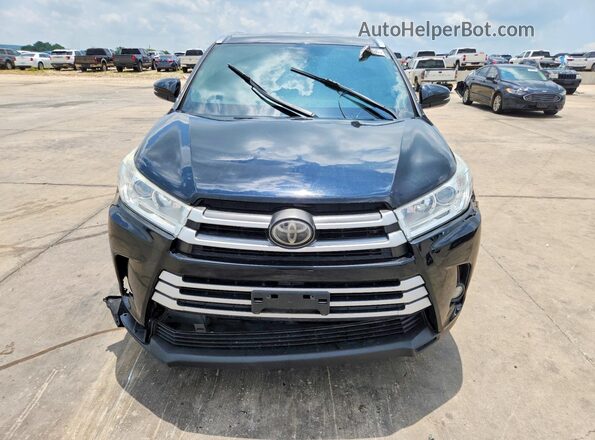 5TDKZRFH8JS531980 2018 TOYOTA HIGHLANDER Black Вид спереду