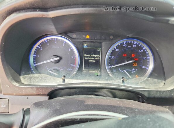 5TDKZRFH8JS531980 2018 TOYOTA HIGHLANDER Black Вид щитка приладів