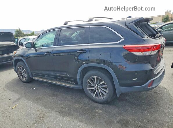 5TDKZRFH8JS543031 2018 TOYOTA HIGHLANDER Black Задня ліва чверть