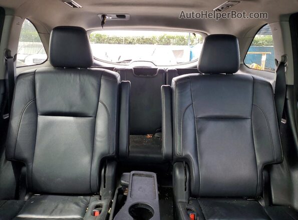 5TDKZRFH8JS543031 2018 TOYOTA HIGHLANDER Black Вид задніх сидінь