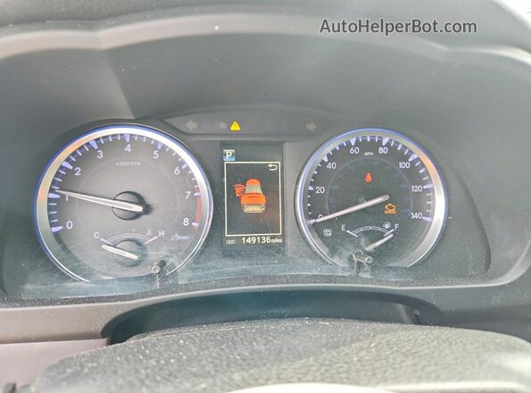 5TDKZRFH8JS546141 2018 TOYOTA HIGHLANDER Gray Instrument cluster view