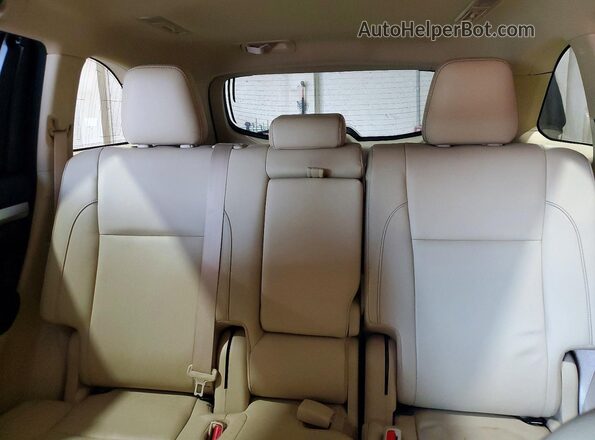 5TDKZRFH9HS233237 2017 TOYOTA HIGHLANDER Burgundy უკანა სავარძლების ხედი
