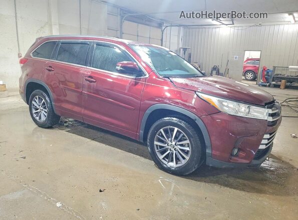 5TDKZRFH9HS233237 2017 TOYOTA HIGHLANDER Burgundy წინა მარჯვენა