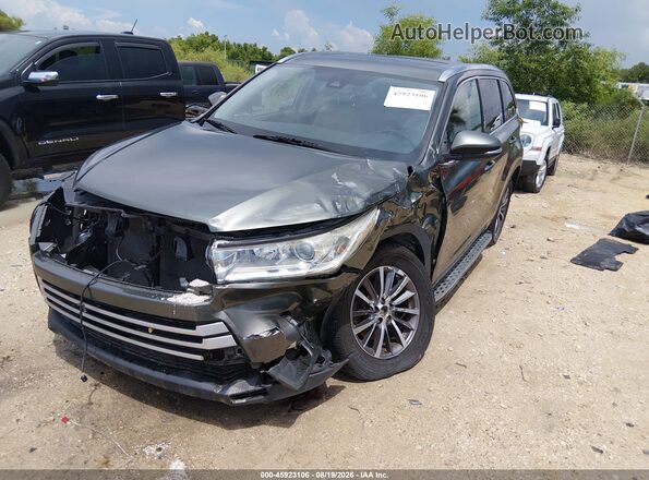 5TDKZRFHXJS248366 2018 TOYOTA HIGHLANDER Green Front left