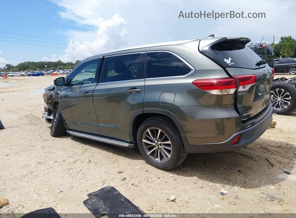 5TDKZRFHXJS248366 2018 TOYOTA HIGHLANDER Green 360 interior view