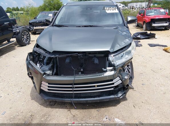 5TDKZRFHXJS248366 2018 TOYOTA HIGHLANDER Green Instrument cluster view