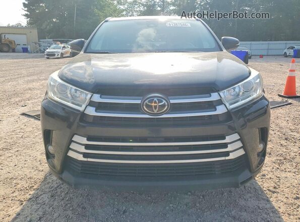 5TDKZRFHXKS355449 2019 TOYOTA HIGHLANDER Blue Front view