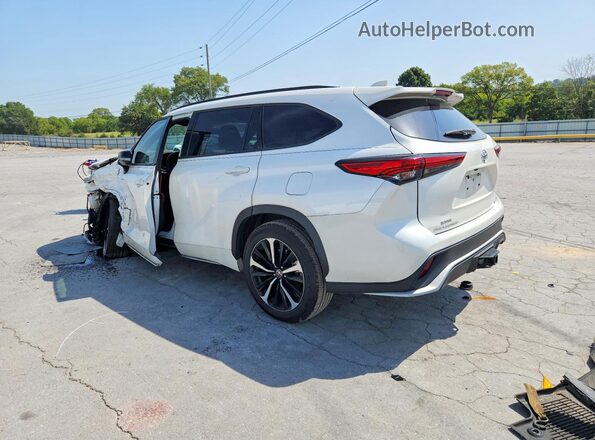 5TDLZRAH1MS059380 2021 TOYOTA HIGHLANDER White Задня ліва чверть
