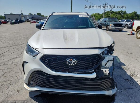 5TDLZRAH1MS059380 2021 TOYOTA HIGHLANDER White Вид спереду