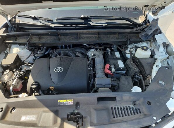 5TDLZRAH1MS059380 2021 TOYOTA HIGHLANDER White Вид підкапотного простору