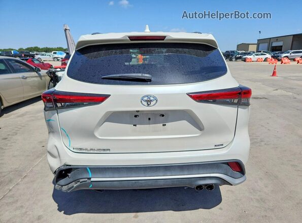 5TDLZRAH4MS036966 2021 TOYOTA HIGHLANDER Белый Вид сзади