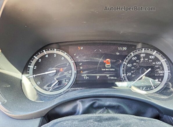 5TDLZRAH4MS036966 2021 TOYOTA HIGHLANDER Белый Вид щитка приборов