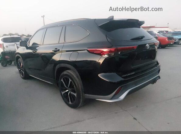 5TDLZRAH5MS085979 2021 TOYOTA HIGHLANDER Black უკანა მარცხენა