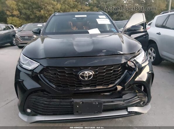 5TDLZRAH5MS085979 2021 TOYOTA HIGHLANDER Black წინა ხედი