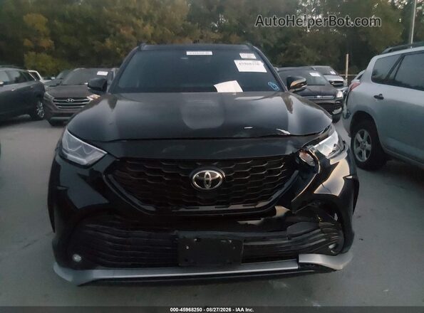 5TDLZRAH5MS085979 2021 TOYOTA HIGHLANDER Black ხელსაწყოთა პანელის ხედი