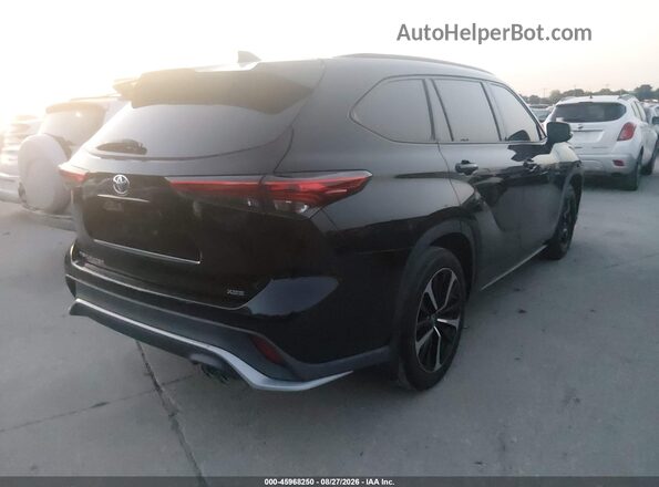 5TDLZRAH5MS085979 2021 TOYOTA HIGHLANDER Black უკანა მარჯვენა