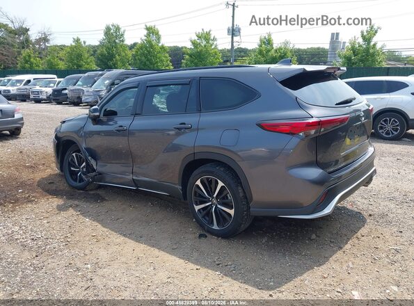 5TDLZRBH1MS154794 2021 TOYOTA HIGHLANDER Gray Задня ліва чверть