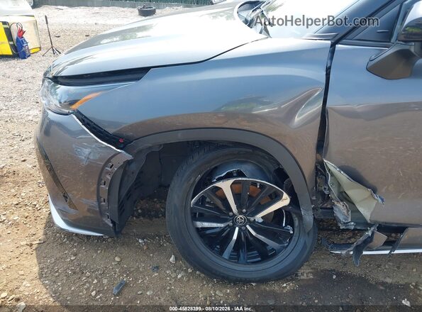 5TDLZRBH1MS154794 2021 TOYOTA HIGHLANDER Gray Вид спереду