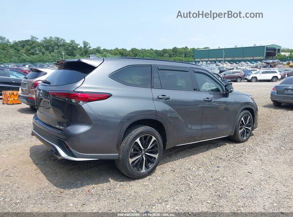 5TDLZRBH1MS154794 2021 TOYOTA HIGHLANDER Gray Задня права чверть