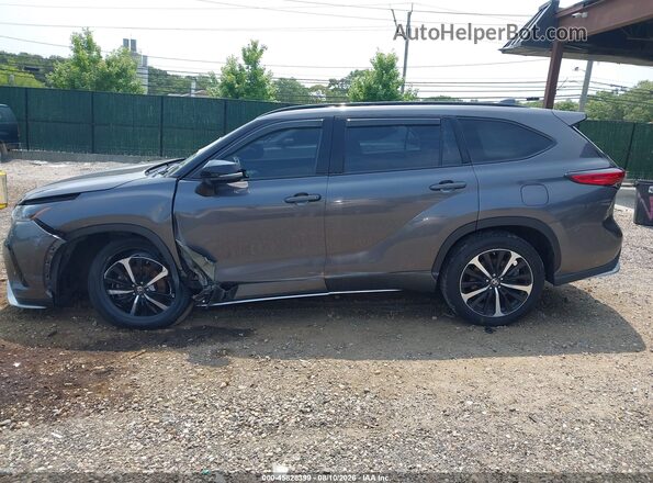 5TDLZRBH1MS154794 2021 TOYOTA HIGHLANDER Gray Панорамний вид салону 360°