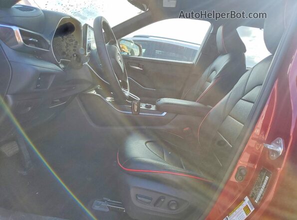 5TDLZRBH4MS154076 2021 TOYOTA HIGHLANDER Red Вид салону спереду