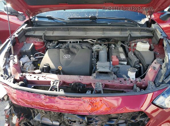 5TDLZRBH4MS154076 2021 TOYOTA HIGHLANDER Red Вид підкапотного простору