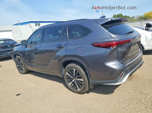 5TDLZRBH5MS093501 2021 TOYOTA HIGHLANDER Gray უკანა მარცხენა