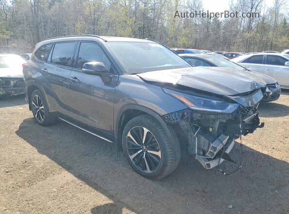 5TDLZRBH5MS093501 2021 TOYOTA HIGHLANDER Gray წინა მარჯვენა