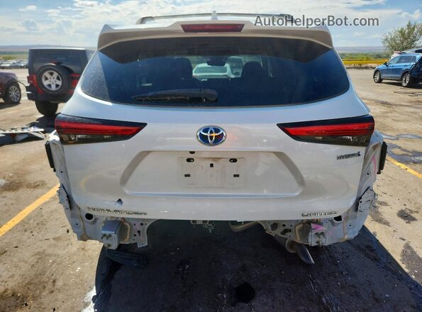 5TDXBRCH1LS006535 2020 TOYOTA HIGHLANDER White Widok z tyłu