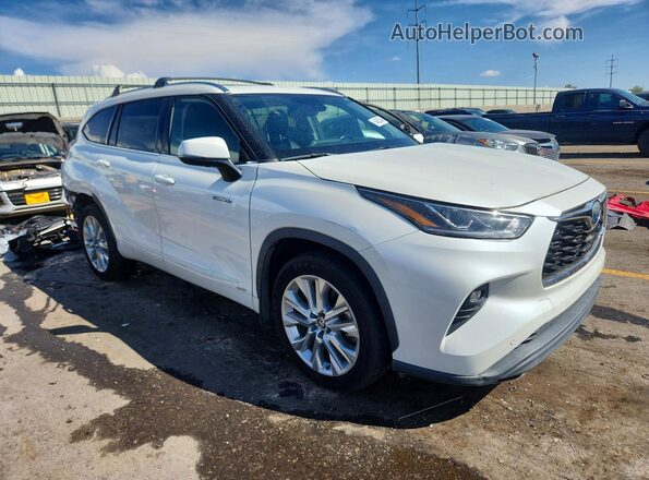 5TDXBRCH1LS006535 2020 TOYOTA HIGHLANDER White Przód prawy
