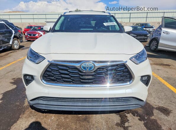 5TDXBRCH1LS006535 2020 TOYOTA HIGHLANDER White Widok z przodu