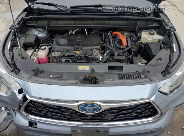 5TDXBRCH1LS007796 2020 TOYOTA HIGHLANDER Синий Вид подкапотного пространства
