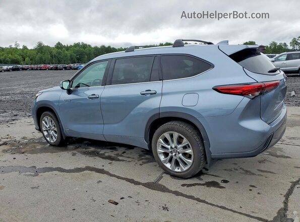 5TDXBRCH1LS007796 2020 TOYOTA HIGHLANDER Синий Задняя левая четверть