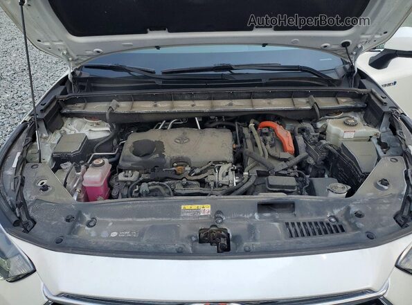 5TDXBRCH2MS519326 2021 TOYOTA HIGHLANDER White ძრავის განყოფილების ხედი