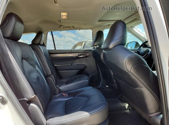 5TDXBRCH2PS124583 2023 TOYOTA HIGHLANDER White Rear interior view