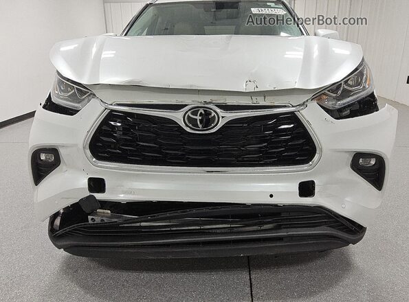 5TDXBRCH6SS672403 2025 TOYOTA HIGHLANDER White Սալոնի 360 աստիճան տեսք