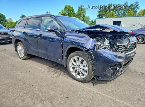 5TDXBRCH9TS705136 2026 TOYOTA HIGHLANDER Blue Передня права чверть
