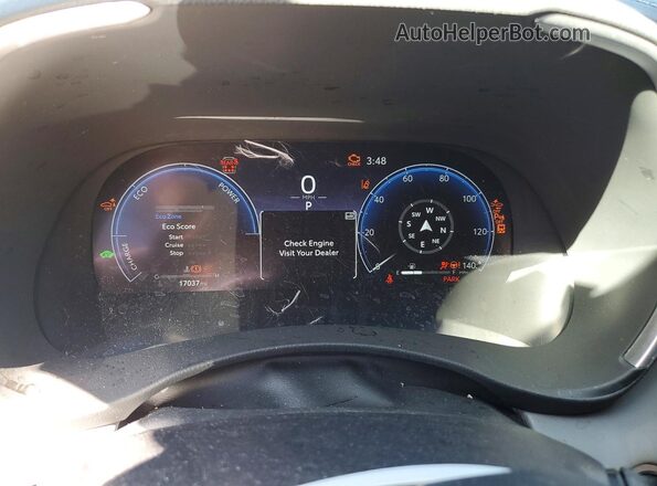 5TDXBRCH9TS705136 2026 TOYOTA HIGHLANDER Blue Вид щитка приладів
